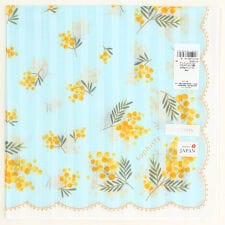 ソフィスティ　プリントハンカチ　ミモザ　【sophisty】