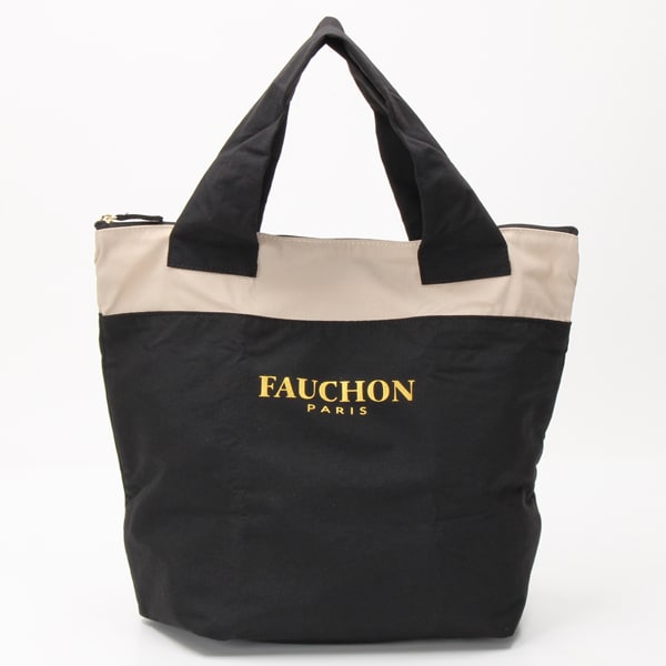 フォション ファスナー付 エコバッグ/マイバッグ S ロゴ 【FAUCHON
