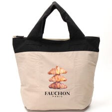 フォション　ファスナー付　エコバッグ/マイバッグ　S　クロワッサン　【FAUCHON】