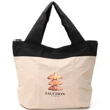 フォション　ファスナー付　エコバッグ/マイバッグ　L　クロワッサン　【FAUCHON】