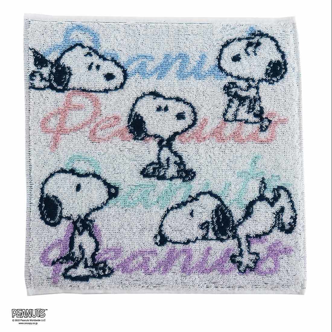 約25×25cm】SNOOPY スヌーピー タオルハンカチ（PEANUTS