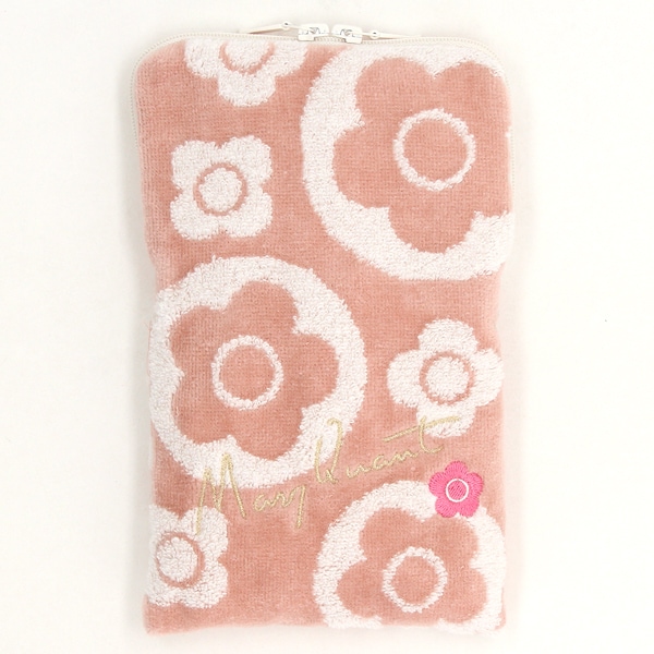 約13×21cm】ファスナー付きタオル （レディース）（MARY QUANT