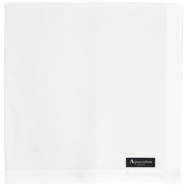 アクアスキュータム　メンズ　メンズハンカチ　【Aquascutum】