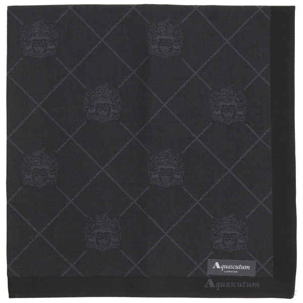 アクアスキュータム　メンズ　メンズハンカチ　【Aquascutum】
