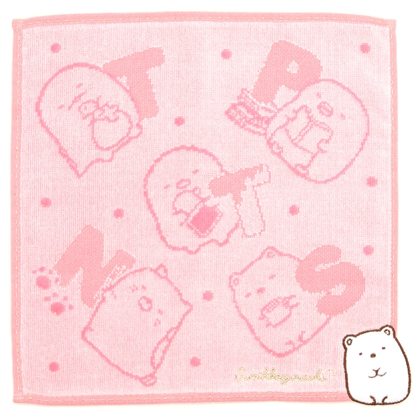 すみっコぐらし タオルハンカチ ねこ 【SUMIKKO GURASHI
