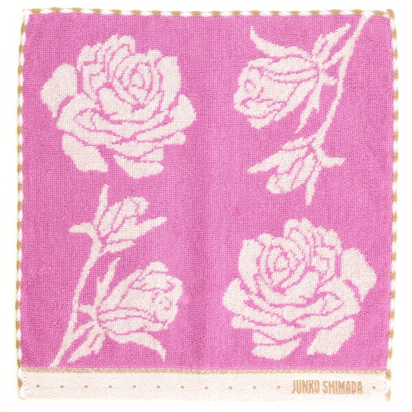 ジュンコシマダタオルハンカチ バラ【JUNKO SHIMADA】 | ブルーミング