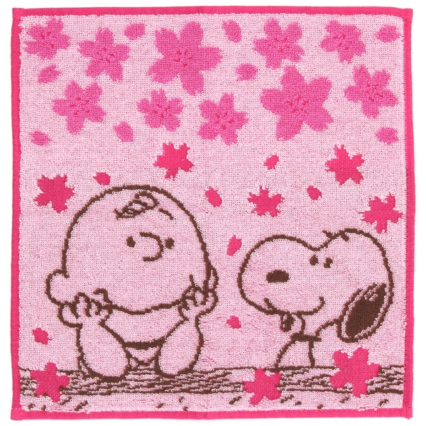 FEILER × SNOOPY SAKURA タオルハンカチ FEILER × SNOOPY SAKURA タオルハンカチ タオル