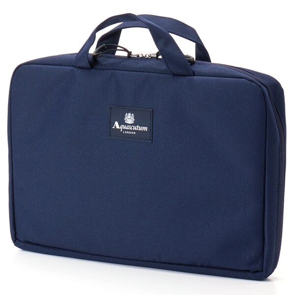 アクアスキュータム メンズ PCケース ネイビーチェック 【Aquascutum