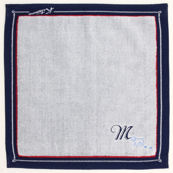 タオル・ハンカチ M キタムラ イニシャル タオルハンカチ M 【キタムラ Kitamura