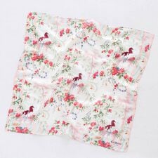 キャス キッドソン　大判　綿シルクハンカチ　COLOURFUL LIFE FLORAL