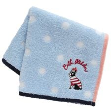 キャス キッドソン　タオルハンカチ　バーニー刺繍　【Cath Kidston】