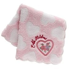 キャス キッドソン　大判　タオルハンカチ　LACE HEARTS TILE