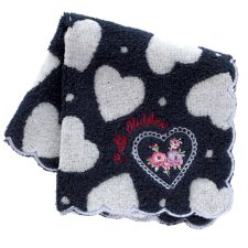 キャス キッドソン　大判　タオルハンカチ　LACE HEARTS TILE