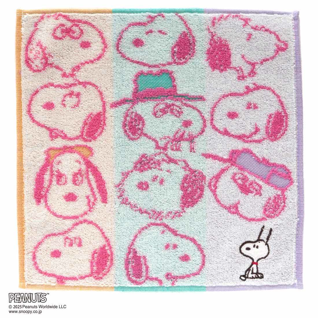 スヌーピー タオルハンカチ スヌーピーときょうだい 【PEANUTS