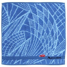 アクアスキュータム　メンズ　タオルハンカチ　赤い車刺繍　【Aquascutum】