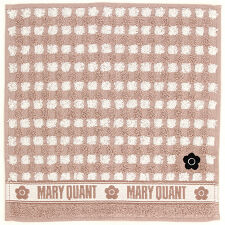 マリークヮント　タオルハンカチ　チェック模様　【MARY QUANT　マリークワント】
