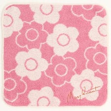 マリークヮント　タオルハンカチ　デイジー　【MARY QUANT　マリークワント】