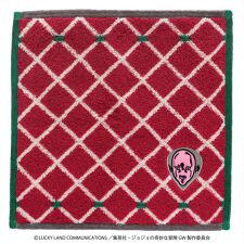 ジョジョの奇妙な冒険　黄金の風　タオルハンカチ　キング・クリムゾン