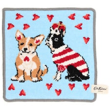 キャス キッドソン　シェニール織　タオルハンカチ　バーニー＆スクィーニー