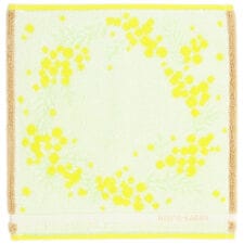 ヒビヤカダン　タオルハンカチ　ミモザ　【日比谷花壇　HIBIYA-KADAN】