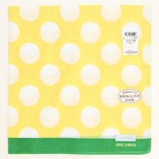 ジュンコシマダ　大判　プリントハンカチ（58cm）ドット　【JUNKO SHIMADA】