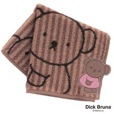 ミッフィー　タオルハンカチ　ボリス　アップリケ刺繍　【miffy】