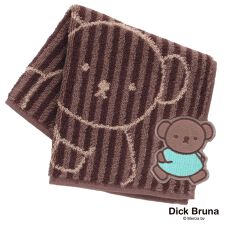 ミッフィー　タオルハンカチ　ボリス　アップリケ刺繍　【miffy】