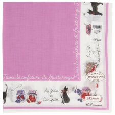 ユーピーレノマ　大判　ガーゼハンカチ（58cm）コンフィチュール　【U.P renoma】