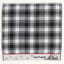 ハッシュパピー　表ガーゼ地・裏タオルハンカチ　チェック　お昼寝ジェイソン君