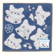 はなまるおばけ　タオルハンカチ　はなまるおばけがたくさん