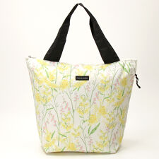 ヒビヤカダン　ファスナー付　エコバッグ/マイバッグ（パッケージ入り）ミモザとスイトピー