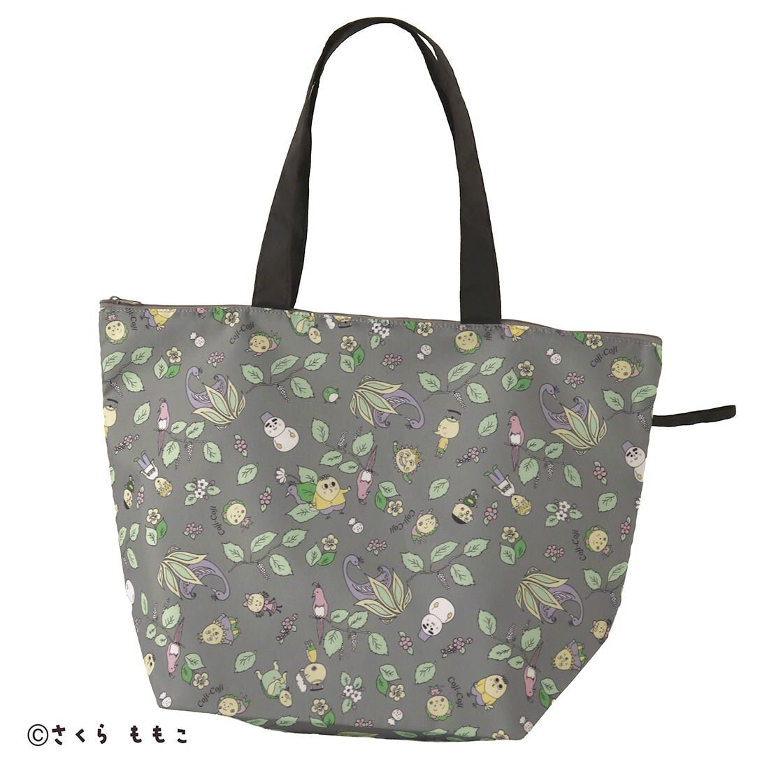コジコジ ファスナー付 エコバッグ コジコジとメルヘンの国の住人達