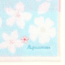 アクアスキュータム　タオルハンカチ　フラワー　【Aquascutum】