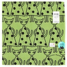 アツコマタノ　大判　プリントハンカチ（58cm）KIKI　【Atsuko Matano】