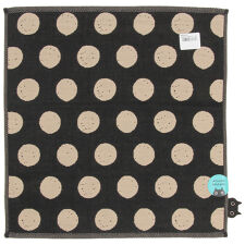 アツコマタノ　ガーゼハンカチ　大胆なモノトーン　【Atsuko Matano】