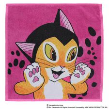 キャットアート　スマホ・メガネ拭き　ハンカチ　猫腕ニャトム　【CAT ART】