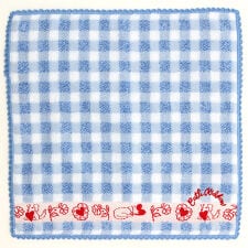 キャス キッドソン　タオルハンカチ　ふわふわチェック　【Cath Kidston】
