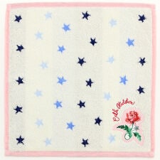 キャス キッドソン　タオルハンカチ　ROSE TREASURE　【Cath Kidston】