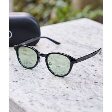 UVカット カラーレンズサングラス / ウエリントン型 伊達メガネ