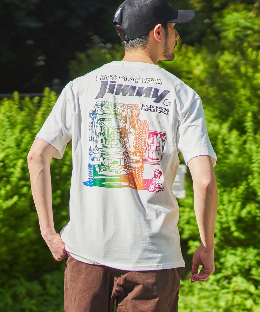 WILDERNESS EXPERIENCE×JIMNY】グラフィックプリントTシャツ | アド 
