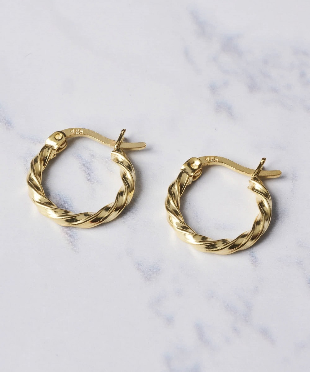 ADPOSION ピアス シルバー925 デザインフープピアス メンズ