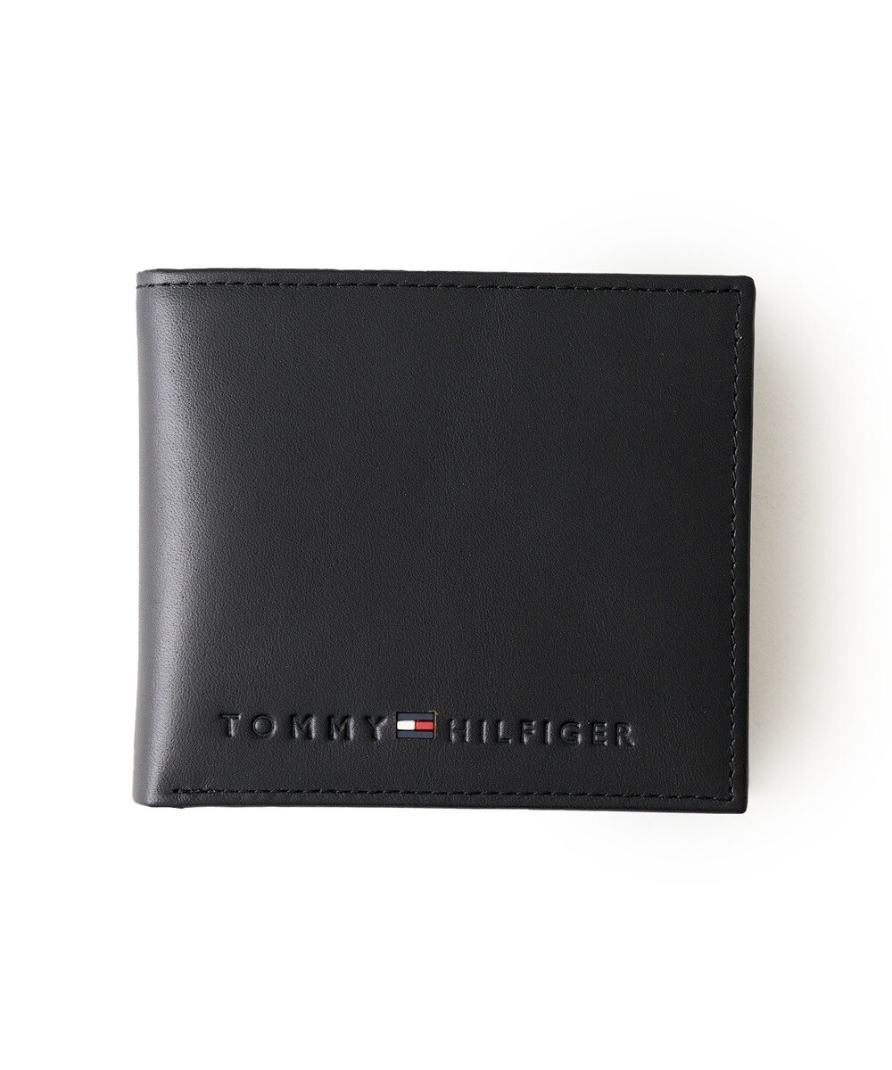TOMMY HILFIGER】レザーコンパクトウォレット / 二つ折り財布 | アド