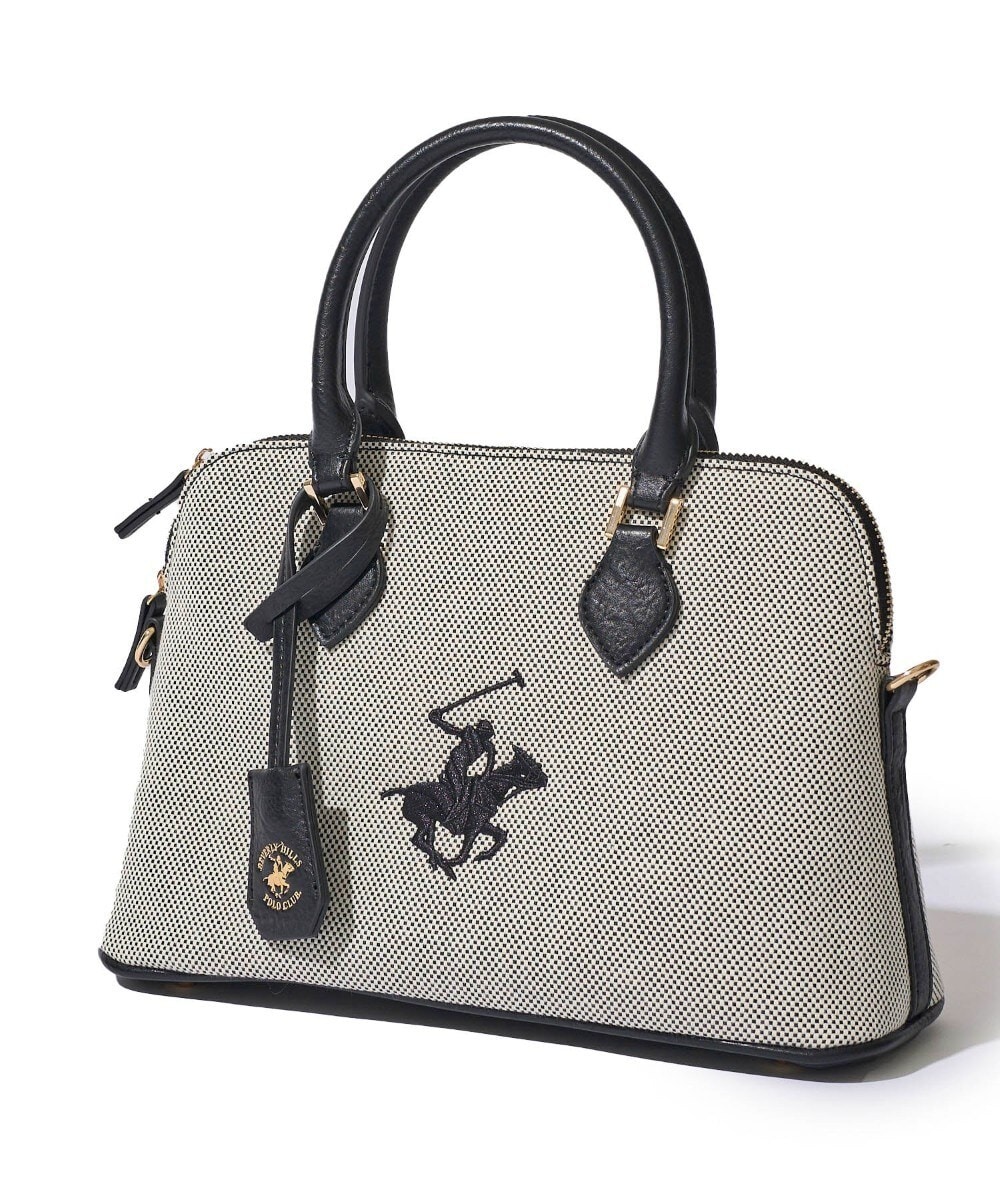 アドポーション（ADPOSION）/【Beverly Hills Polo Club】ポニー刺繍エルガリー生地トートS Beverly Hills Polo Club】ポニー刺繍エルガリー生地トートS | アド