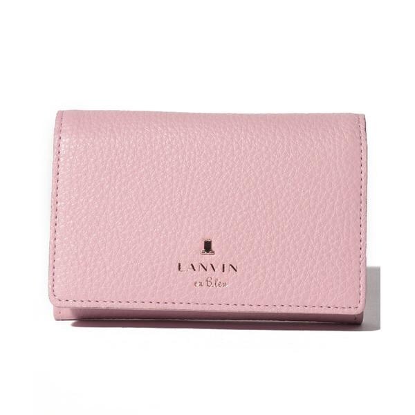 【新品未使用】 LANVIN en Bleu 名刺入れ　ペールピンク メラニー 名刺入れ ペールブルー3 | ランバン オン ブルー