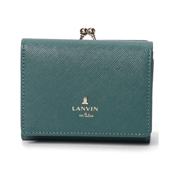シャペル パール付きL字ファスナー長財布 LANVIN en Bleu