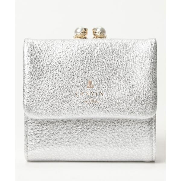 [美品]ランバンオンブルー LANVIN en Bleu 折財布 オリオン 金 ランバンオンブルー LANVIN en Bleu 折財布 オリオン 金 現行品