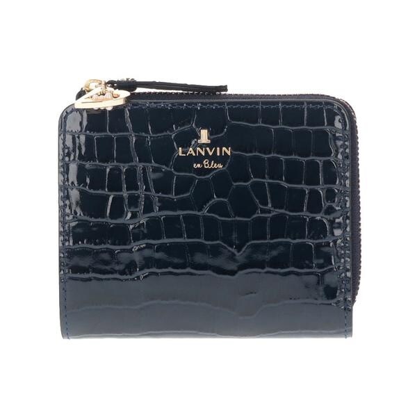 マゼンダ Lファスナー長財布 LANVIN en Bleu / ランバンオン