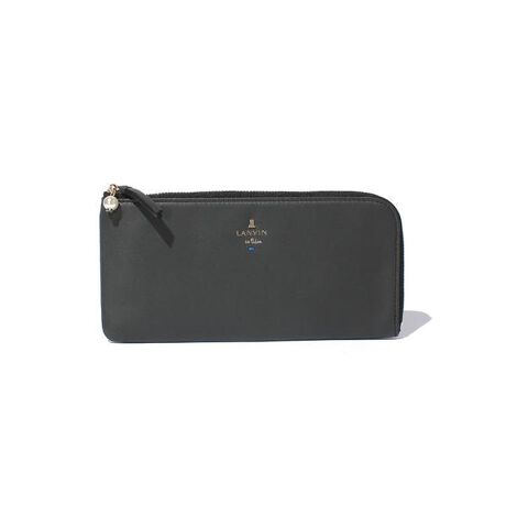 シャペル パール付きL字ファスナー長財布 LANVIN en Bleu / ランバン 