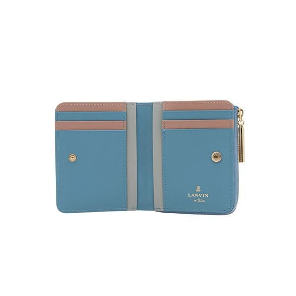 リュクサンブールカラー 二つ折り財布 LANVIN en Bleu