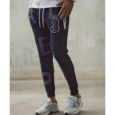 1PIU1UGUALE3 RELAX(ウノピゥウノウグァーレトレ)ビッグファスナーランダムロゴパンツ